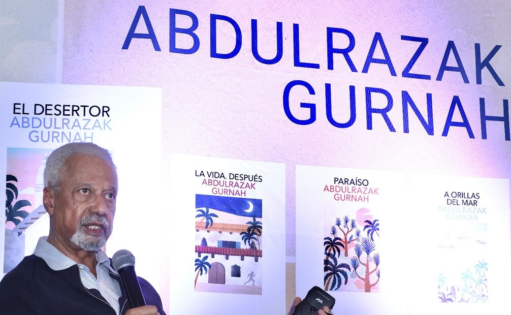 Abdulrazak Gurnah, el Nobel de Literatura 2021. Foto: Berenice Fregoso/EL UNIVERSAL.