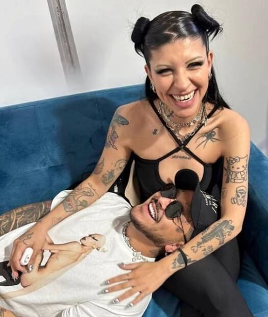 Captan cómo Cazzu le baila sexy a Christian Nodal 