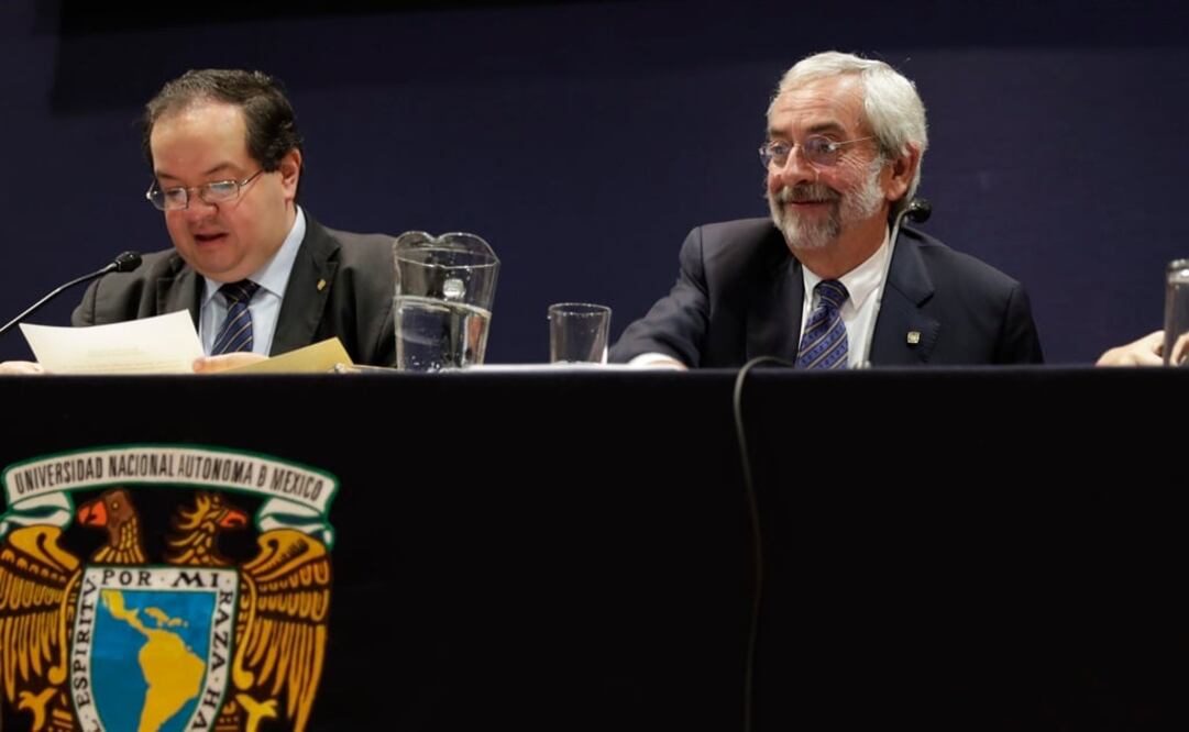 El rector Enrique Graue presidió la sesión de hoy del Consejo Universitario de la UNAM. (Foto: Iván Stephens / EL UNIVERSAL)