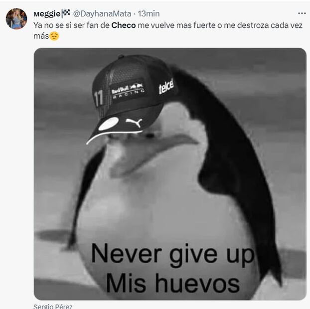 Los mejores memes del cuarto lugar de Checo Pérez en el GP de Países Bajos
