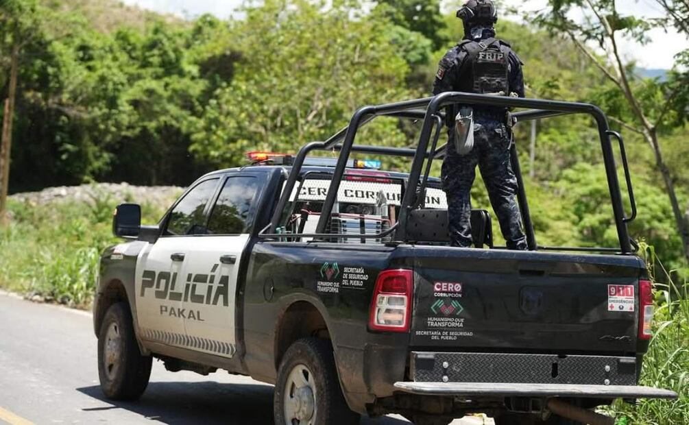 Militares y Policía de Chiapas toman poblado en busca de los homicidas de 5 agentes (04/06/2025). Foto: Especial