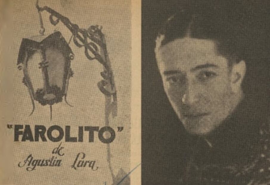 Cuando inauguran la XEW, en 1930, Agustín Lara empieza a trabajar en la estación de radio por invitación de Emilio Azcárraga Vidaurreta. El Universal Ilustrado.