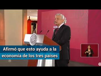 AMLO celebra firma del T-MEC por parte de Donald Trump