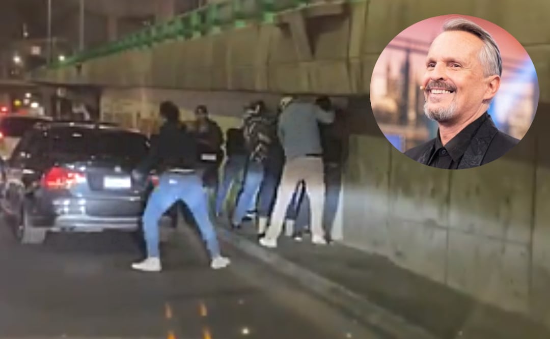 Momento exacto en que la banda de ladrones fueron detenidos en Periférico. Foto: Especial