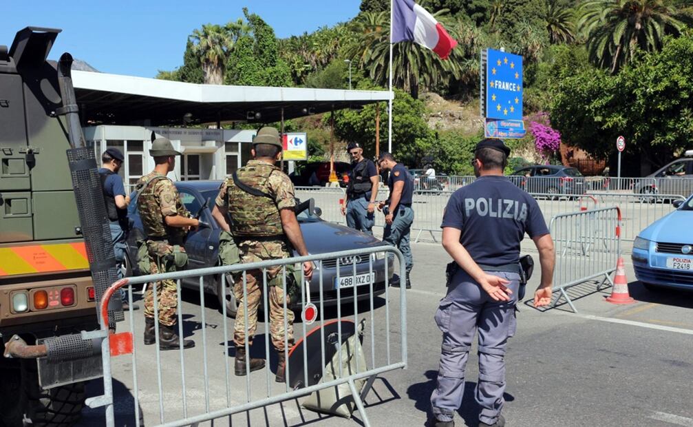 Refuerzos en las fronteras con Francia (Foto: EFE)