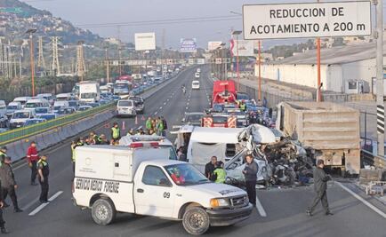 Chofer, presunto culpable del accidente de la México-Pachuca: Fiscalía 