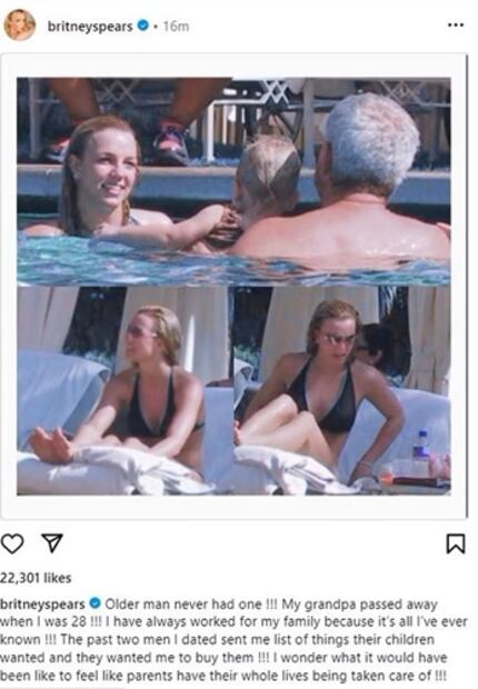 Este fue el texto que compartió en redes sociales. Foto: Instagram