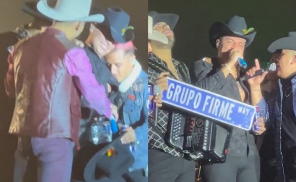 Eduin Caz, de Grupo Firme, lloró durante un concierto por una conmovedora razón