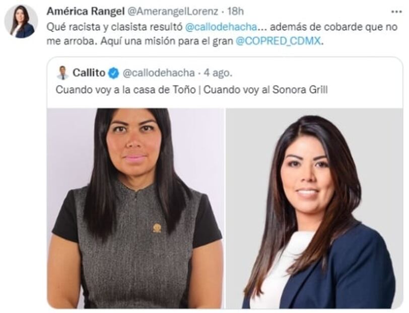 Callo de Hacha pelea en Twitter con diputada del PAN por polémica de Sonora Grill