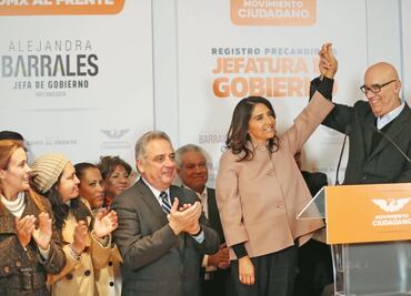 Alejandra Barrales ya es precandidata de MC a la CDMX