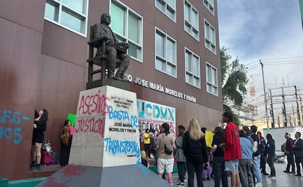 Trabajadoras sexuales trans vandalizan Poder Judicial de la CDMX; exigen justicia por intento de feminicidio