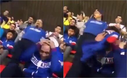 VIDEO: El frustrante momento que vivió un aficionado de Cruz Azul ante la goleada