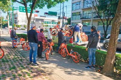 Alcaldía BJ retira bicis de Mobike y ésta denuncia robo  