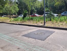 Así luce la coladera que provocó la caída de dos atletas durante el Maratón de CDMX; ya fue reparada