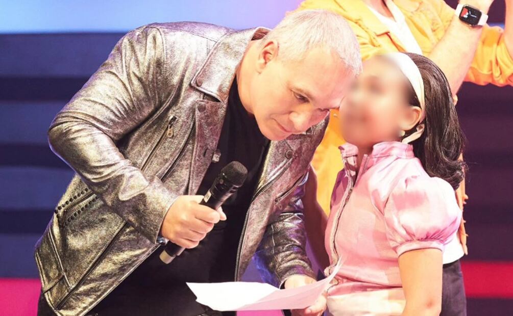 Michaela Bisogno con el productor Alejandro Gou.