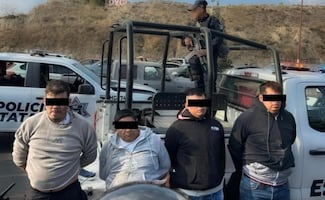 Tras operativo y persecución, caen cuatro sujetos relacionados con robos en Pachuca; son originarios de Tlaxcala y del Edomex