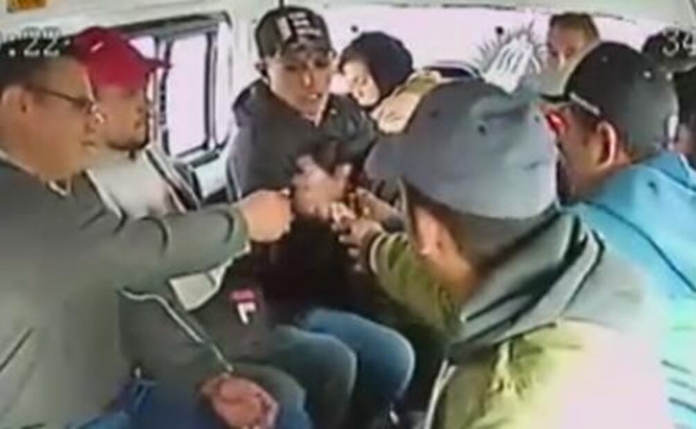 Captan asalto a pasajeros de una combi y presunta extorsión a chofer 