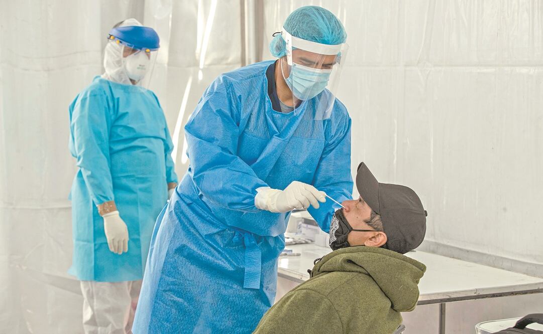 El porcentaje de positividad de pruebas es de 44%. Foto: ARCHIVO EL UNIVERSAL