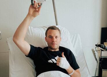 Manuel Neuer sufre accidente en sus vacaciones y es baja el resto de la temporada con el Bayern Munich