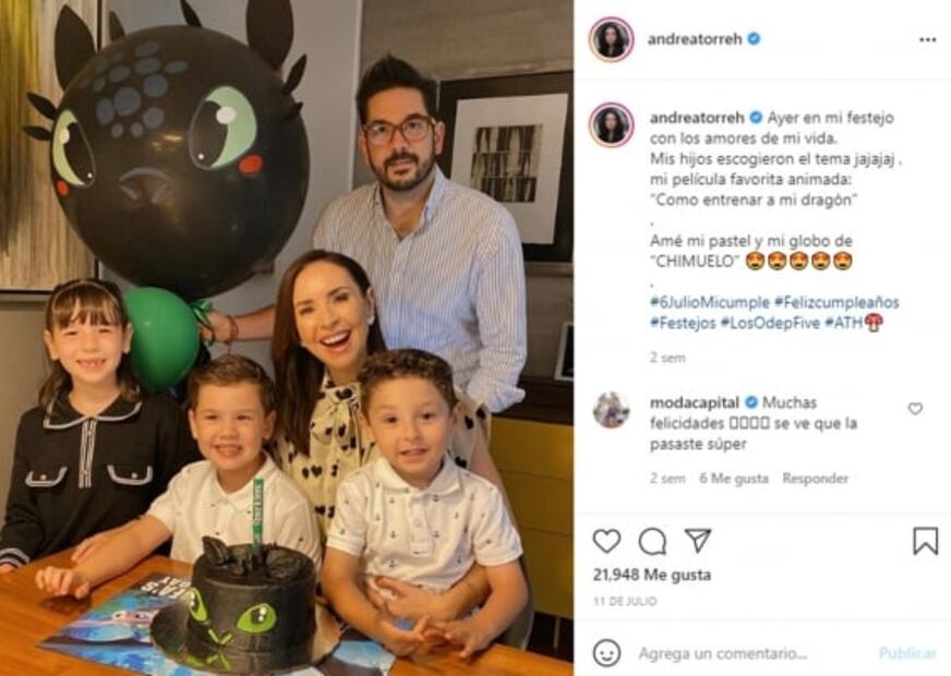 Andrea Torre, de actriz a influencer con su proyecto "Mamá en la Torre" 