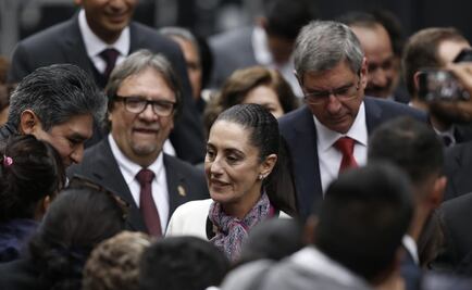 Así fue la llegada de Sheinbaum antes de rendir protesta como jefa de Gobierno 