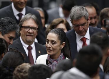 Así fue la llegada de Sheinbaum antes de rendir protesta como jefa de Gobierno