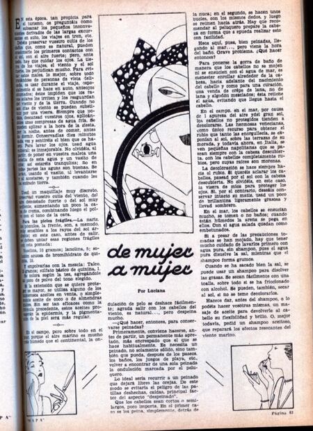 MAPA, la versátil revista para las conductoras de los años 30