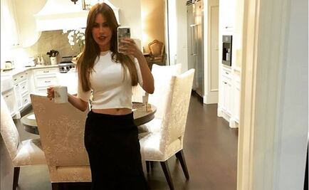 El viento levanta el vestido de Sofía Vergara  