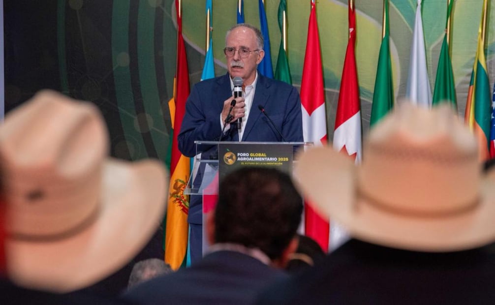 El secretario de Agricultura, Julio Berdegué, afirmó que la campaña contra el gusano barrenador del ganado es exitosa este jueves 11 de septiembre de 2025. Foto: Especial
