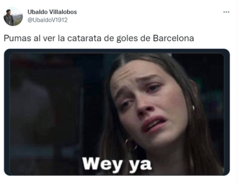 Los memes de la derrota de Pumas ante el Barcelona