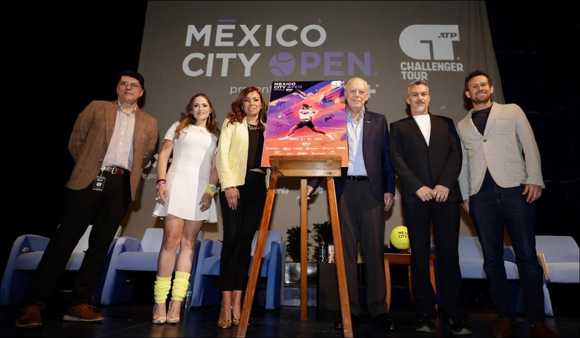 Se presentó la nueva edición del México City Open / Foto: Cortesía