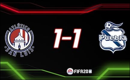 Atlético de San Luis y Puebla empatan en cierre de Jornada 10 de eLiga MX
