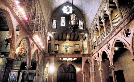 Piedra por piedra, así llegó este edificio medieval a la CDMX en los años 50