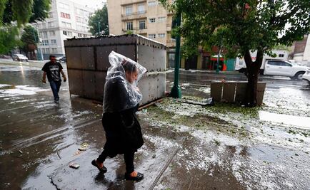 Activan alerta amarilla en 11 delegaciones por lluvias y granizo