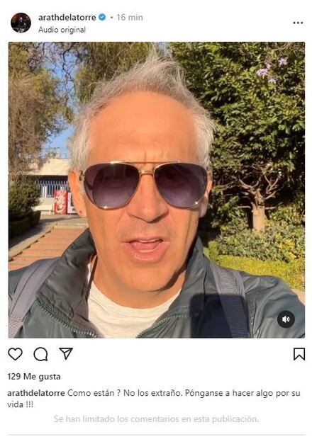 Arath de la Torre explota contra cibernautas: "¿le echan ganas o sólo andan de huevones a ver a quién critican?"