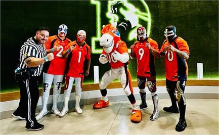 VIDEO: Místico y otros luchadores del CMLL invaden la casa de los Broncos de Denver
