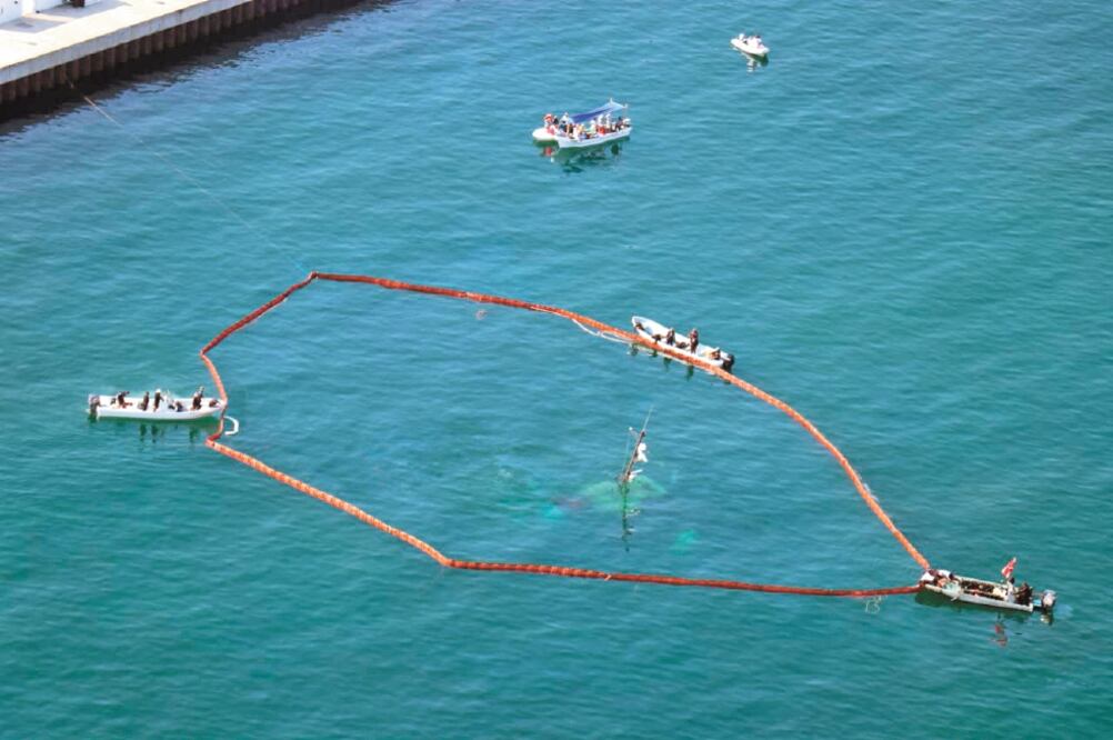 Mediante sobrevuelos por Puerto Marqués se detectó que los turistas y lugareños desarrollan sus actividades casi de manera normal, según Protección Civil.