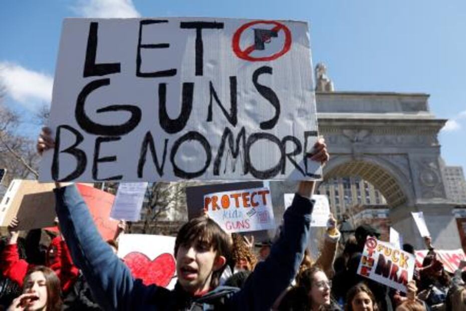 Miles de estudiantes vuelven a protestar para exigir un mayor control de armas