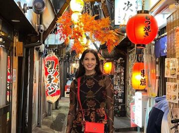 Los looks de Ary Tenorio, novia de Luisito Comunica, en Japón