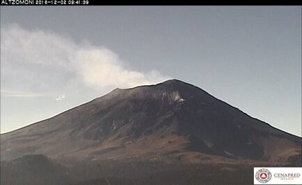 Popocatépetl volcano's activity decreases