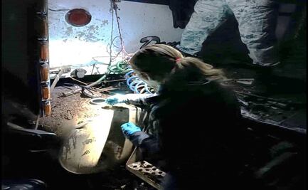 Aseguran tractocamión con 300 litros de metanfetamina líquida en Sonora