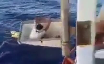 Hallan a pescador que pasó 11 días a la deriva en el Océano Atlántico dentro de un congelador 