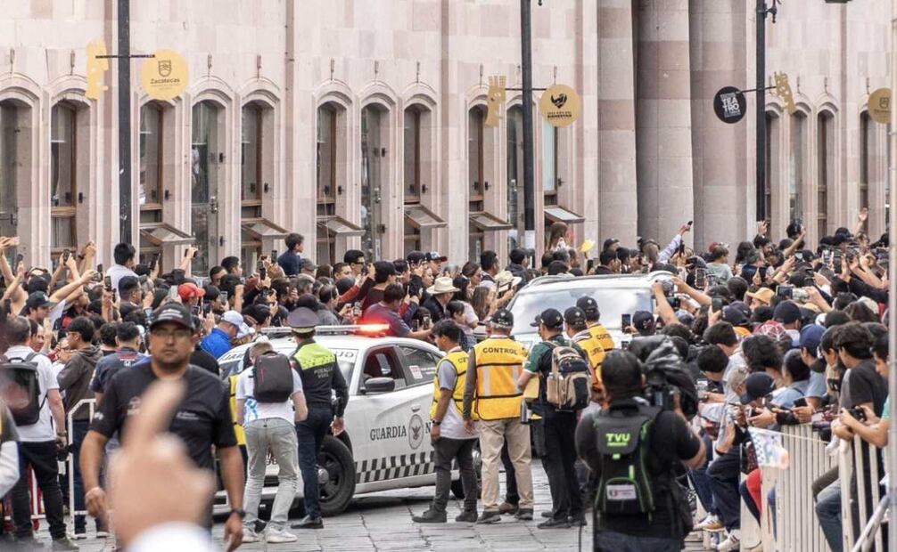 Elementos policiales resguardan la zona de la Carrera Panamericana (16/10/2025). Foto: Diana Valdez