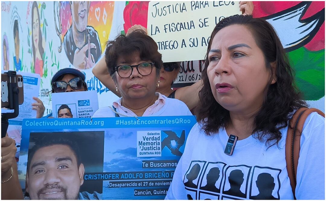 En la imagen, Romana Rivera, fundadora de "Verdad, Memoria y Justicia", colectivo agredido ayer 11 de octubre en Chetumal. Foto: Adriana Varillas / EL UNIVERSAL