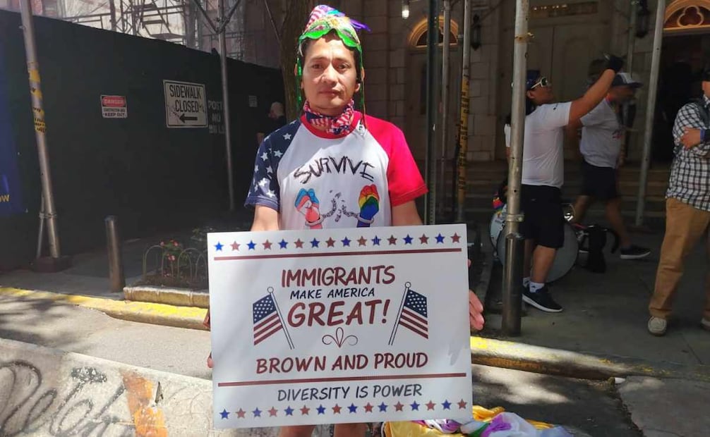 Uri Fénix, de El Salvador, cuenta a este medio que asistió desde Boston, Massachusetts. Foto: Especial.