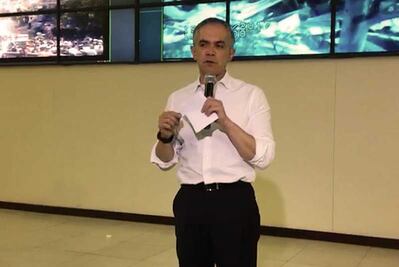 Mancera: gabinete estará en cada derrumbe de la CDMX