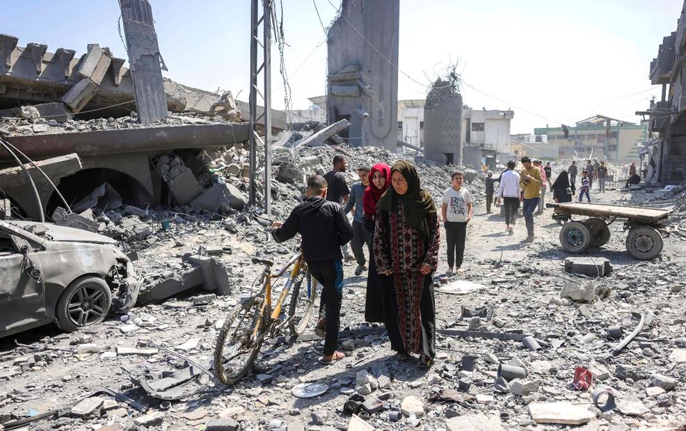 Israel reanuda bombardeos sobre la Franja de Gaza. Foto: AFP