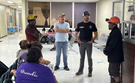 Rescatan a ocho mineros en Sabinas, Coahuila; todos se encuentran en buen estado de salud