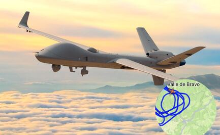 ¿Cómo es el MQ-9B SkyGuardian?; dron estadounidense sobrevuela Valle de Bravo