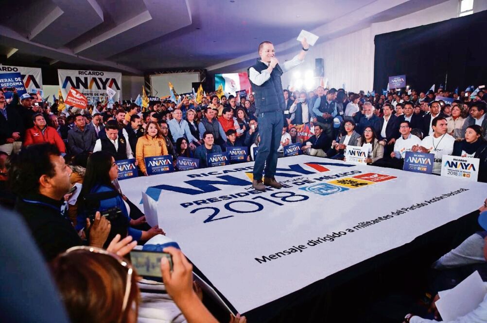 Anaya afirma que el gobierno de coalición que impulsan PAN, PRD y MC será "disruptivo", puesto que se promueve un gran cambio.